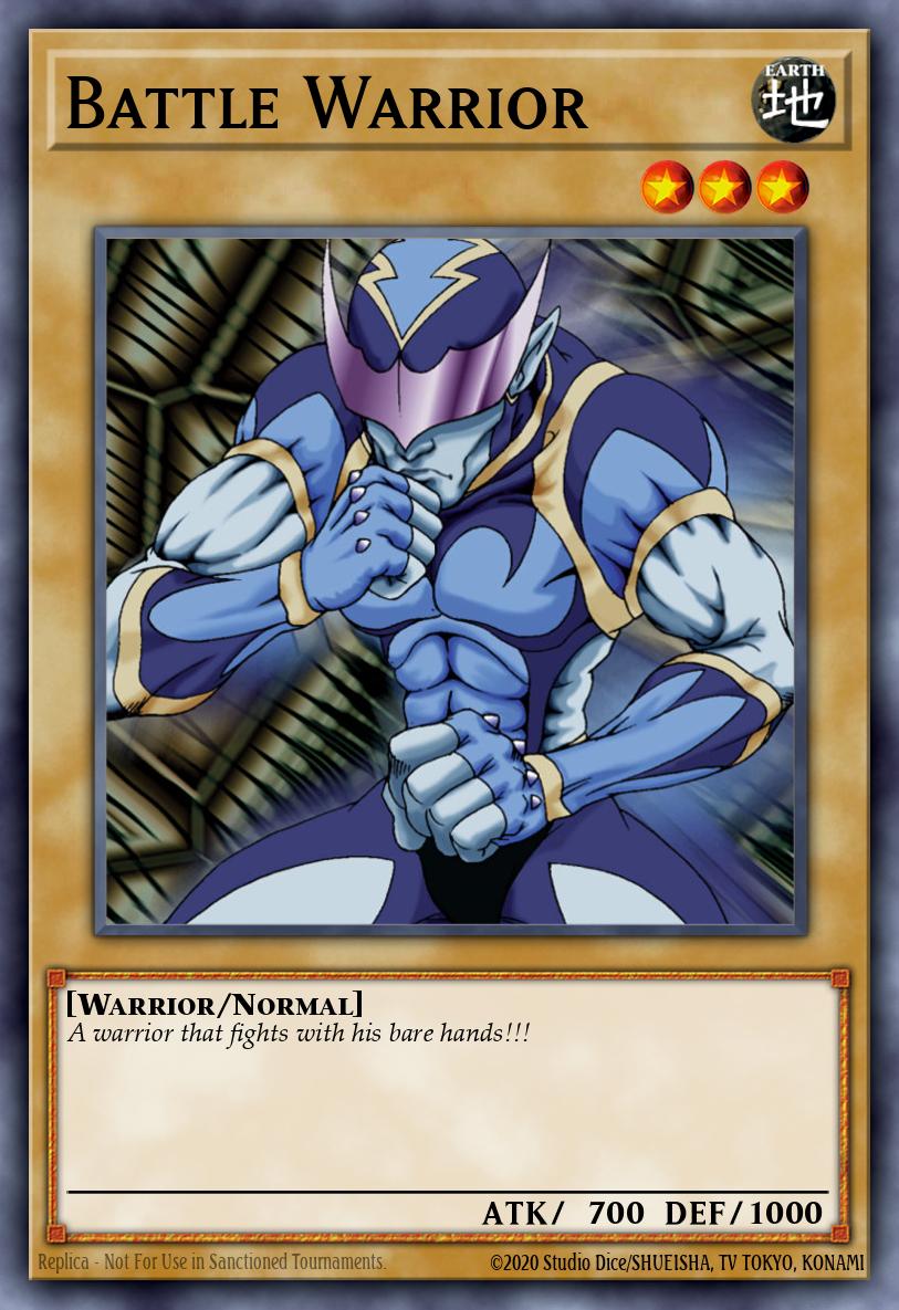 Battle Warrior Yu-Gi-Oh card