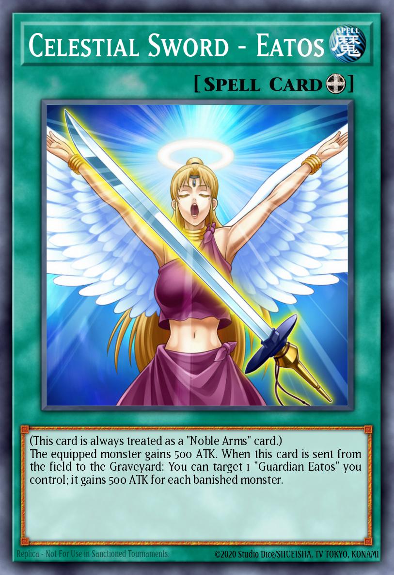 Celestial Sword - Eatos Yu-Gi-Oh card