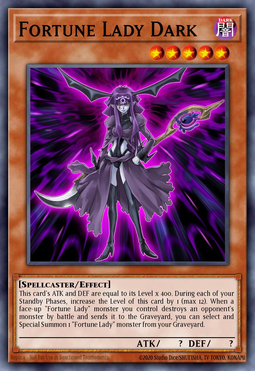 Fortune Lady Dark Yu-Gi-Oh card