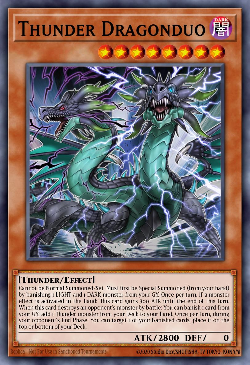 Thunder Dragonduo Yu-Gi-Oh card
