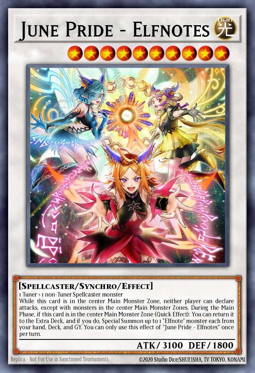 June Pride - Elfnotes Yu-Gi-Oh card