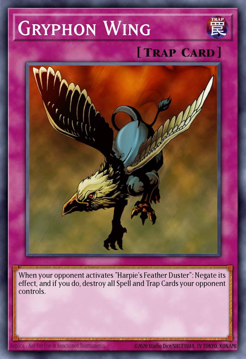 Gryphon Wing Yu-Gi-Oh card