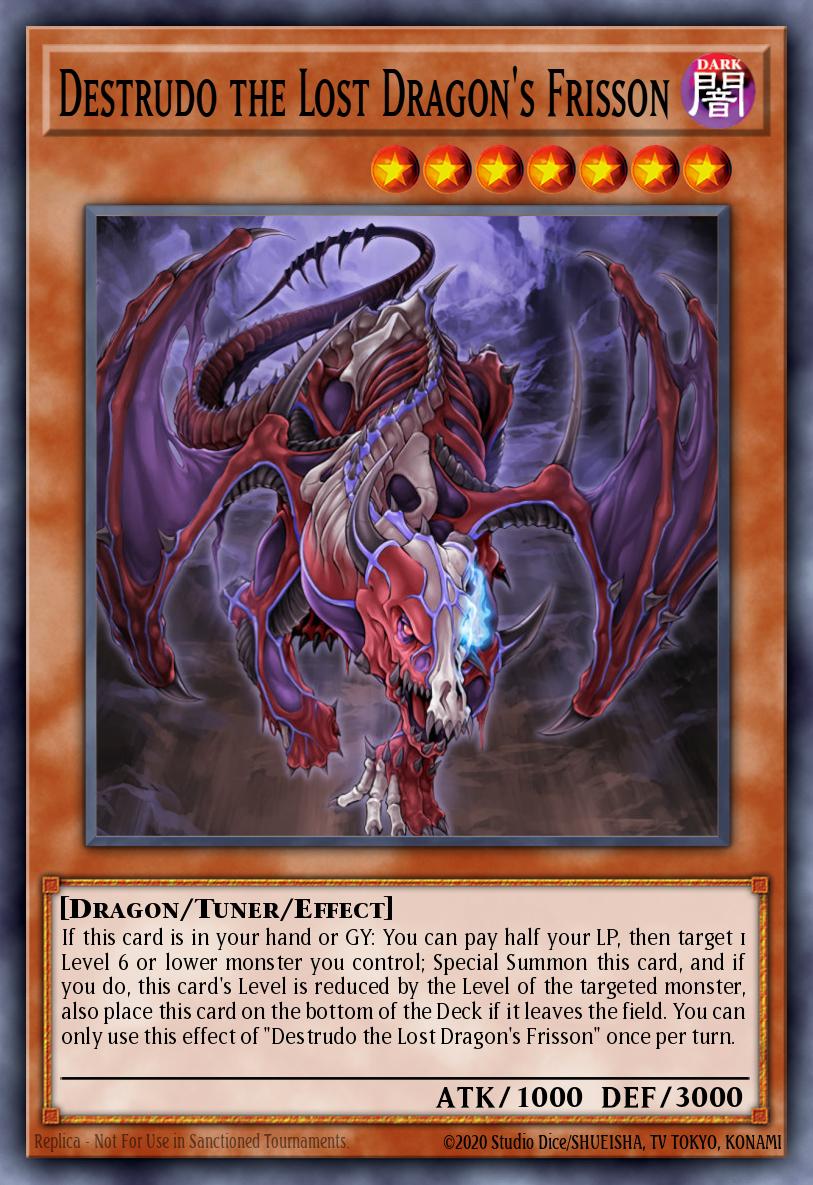Destrudo the Lost Dragon's Frisson Yu-Gi-Oh card