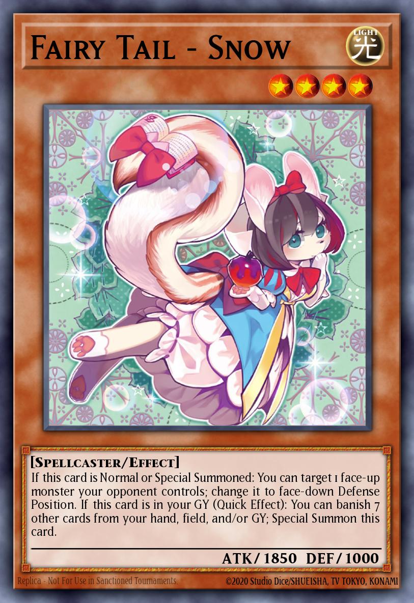 Fairy Tail - Snow Yu-Gi-Oh card