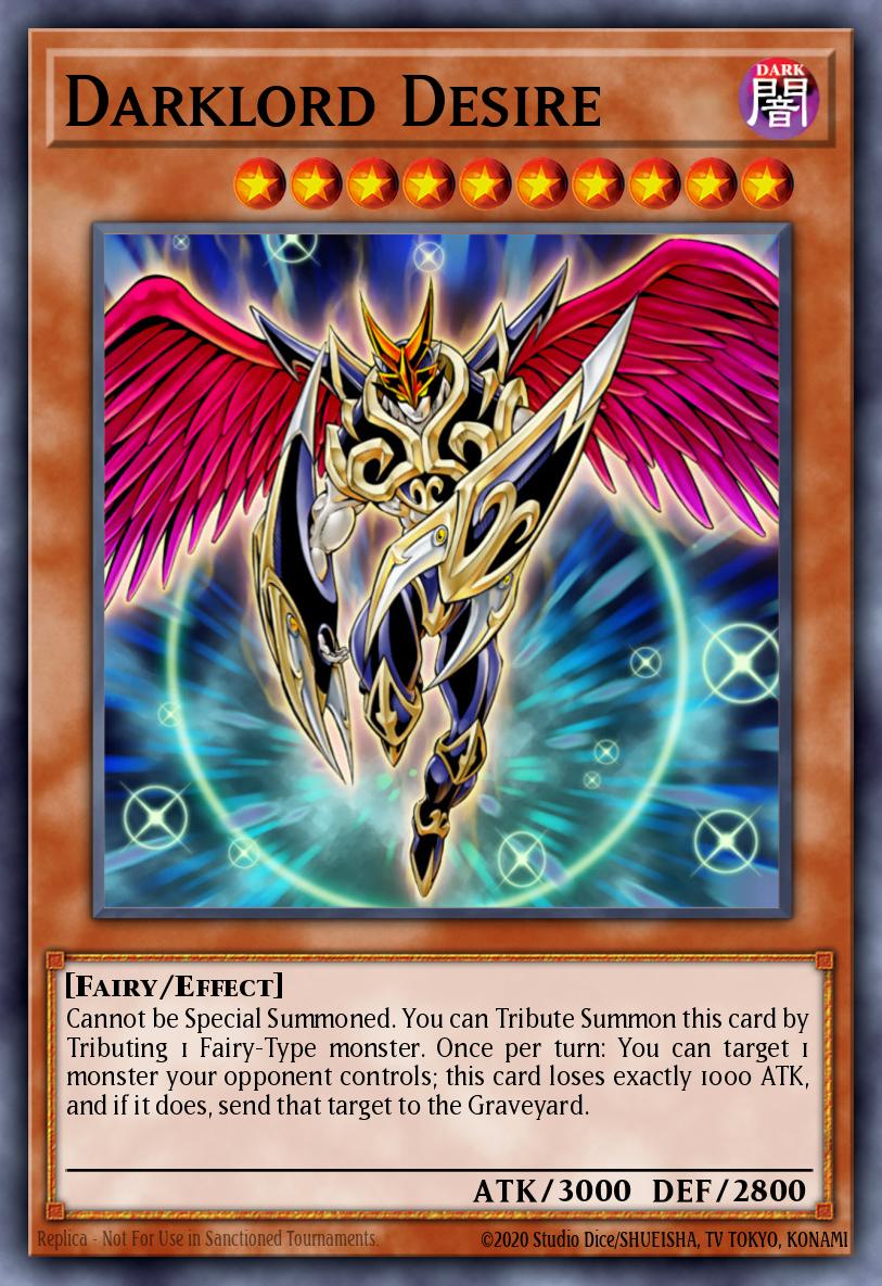 Darklord Desire Yu-Gi-Oh card