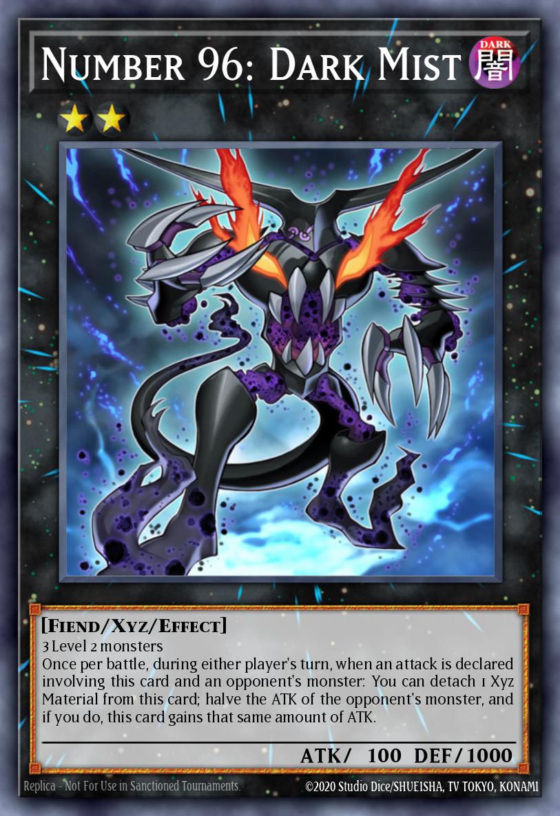 Number 96: Dark Mist Yu-Gi-Oh card
