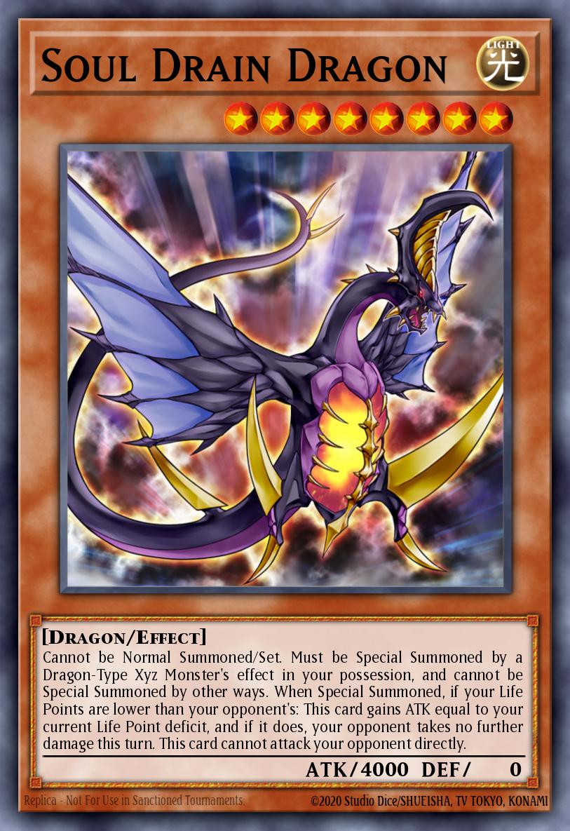 Soul Drain Dragon Yu-Gi-Oh card