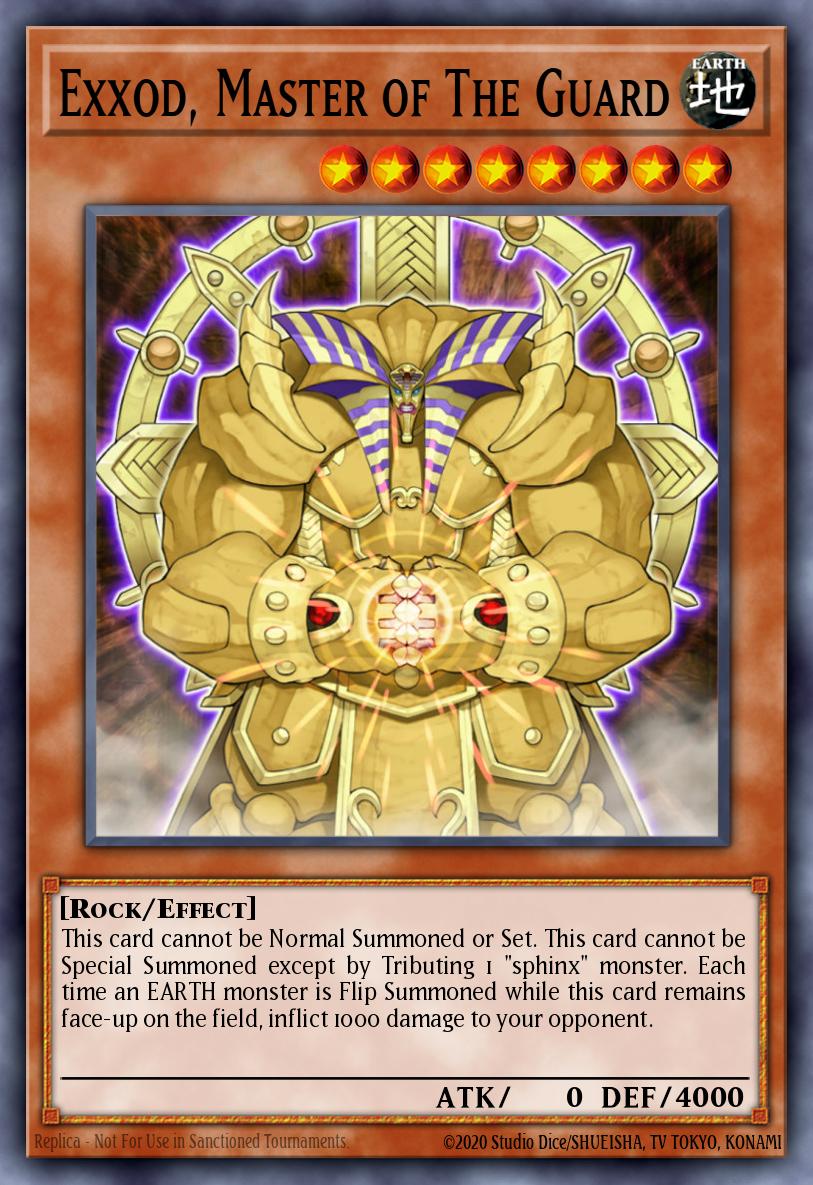 Exxod, Master of The Guard Yu-Gi-Oh card