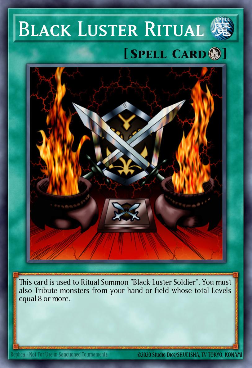 Black Luster Ritual Yu-Gi-Oh card