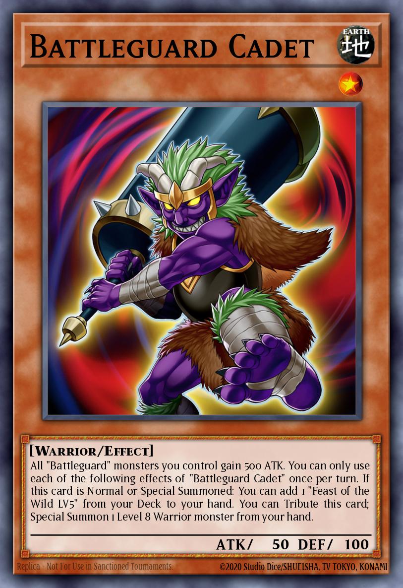 Battleguard Cadet Yu-Gi-Oh card