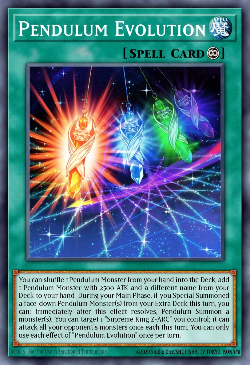Pendulum Evolution Yu-Gi-Oh card