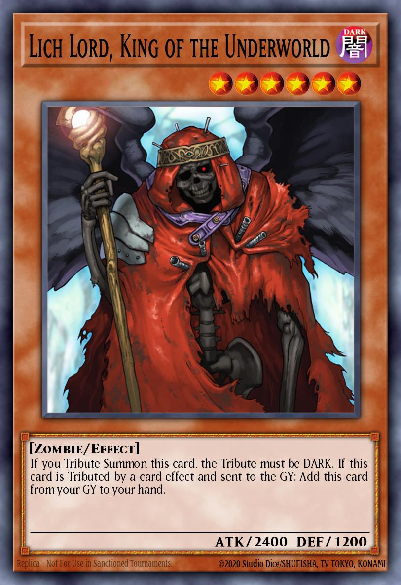 Lich Lord, King of the Underworld Yu-Gi-Oh card