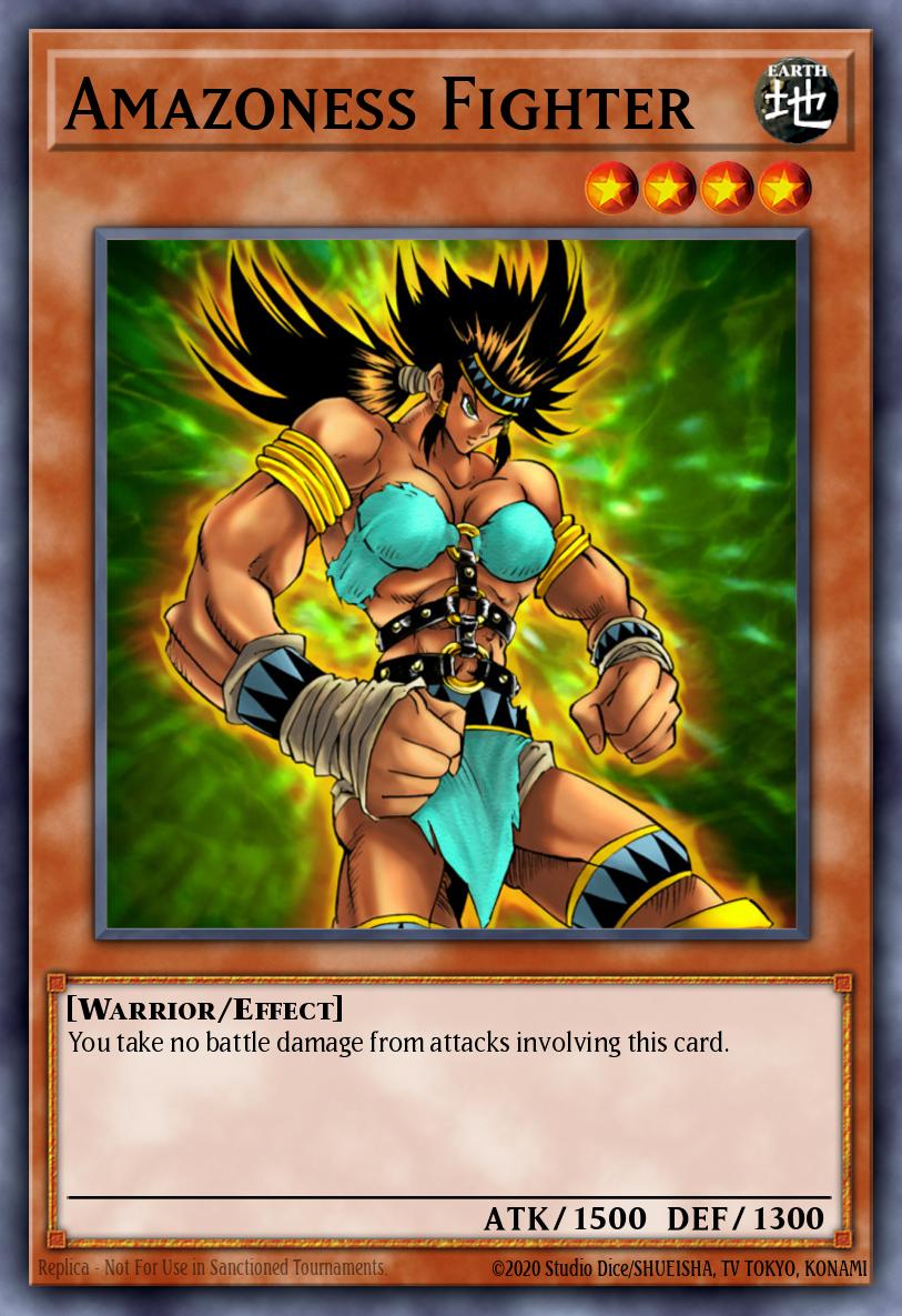 Amazoness Fighter Yu-Gi-Oh card