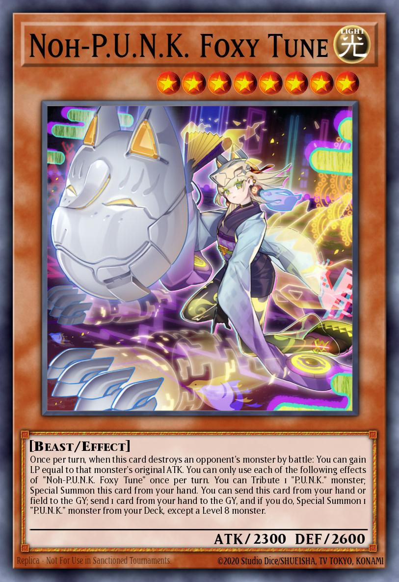 Noh-P.U.N.K. Foxy Tune Yu-Gi-Oh card