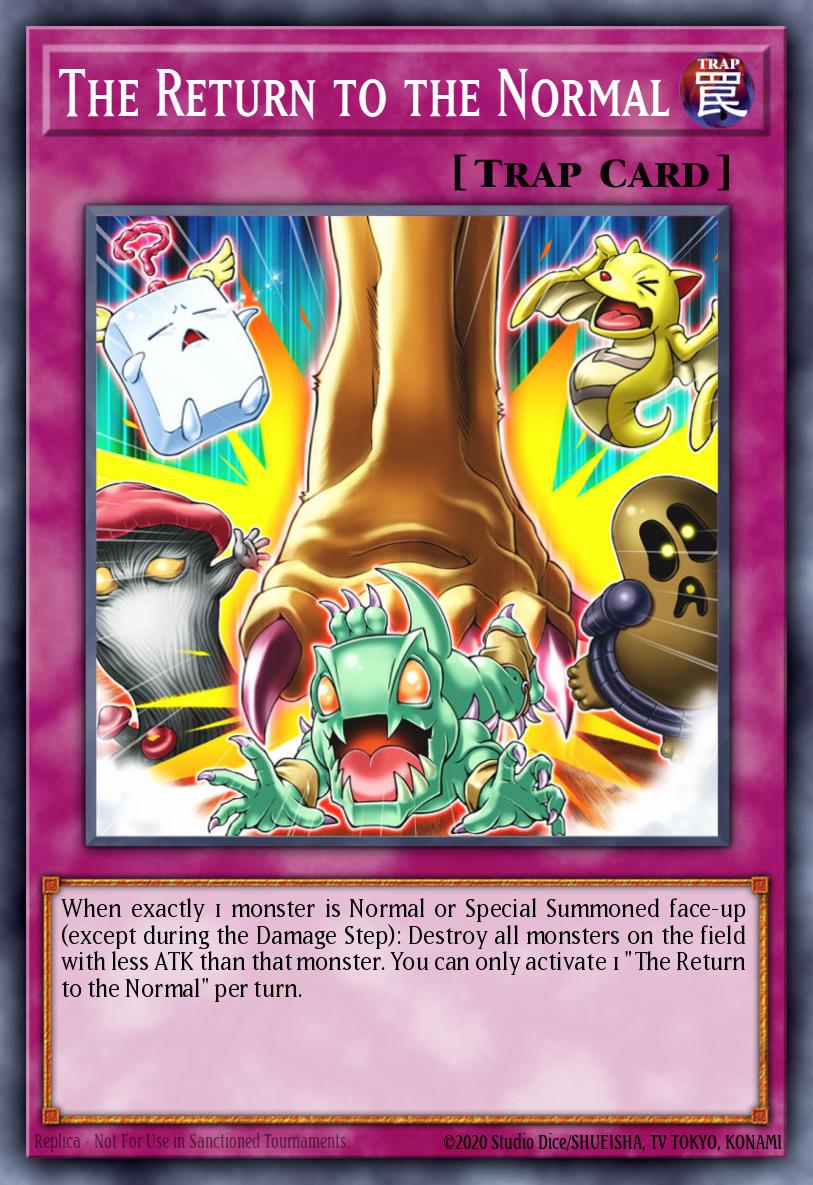 The Return to the Normal Yu-Gi-Oh card