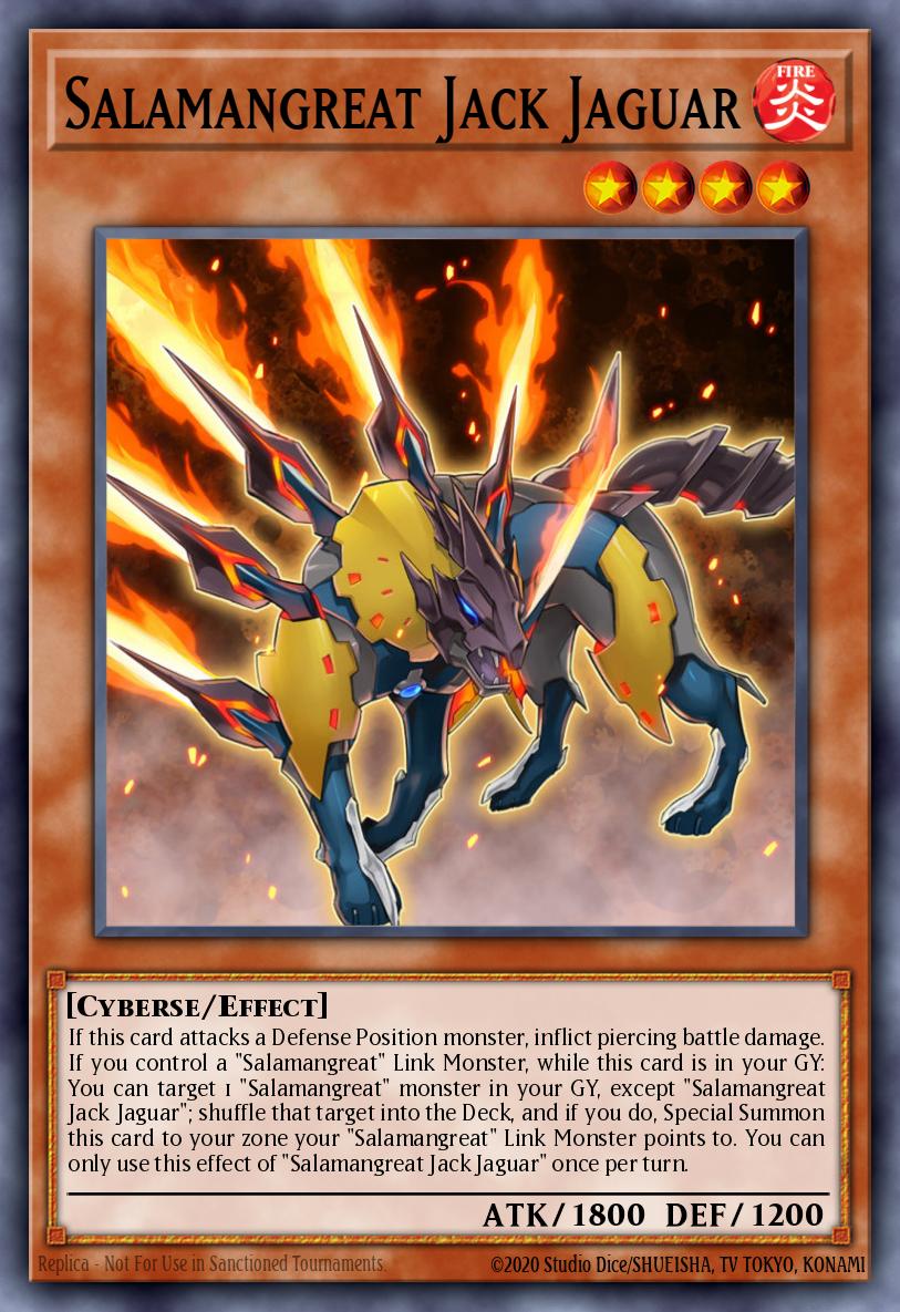 Salamangreat Jack Jaguar Yu-Gi-Oh card