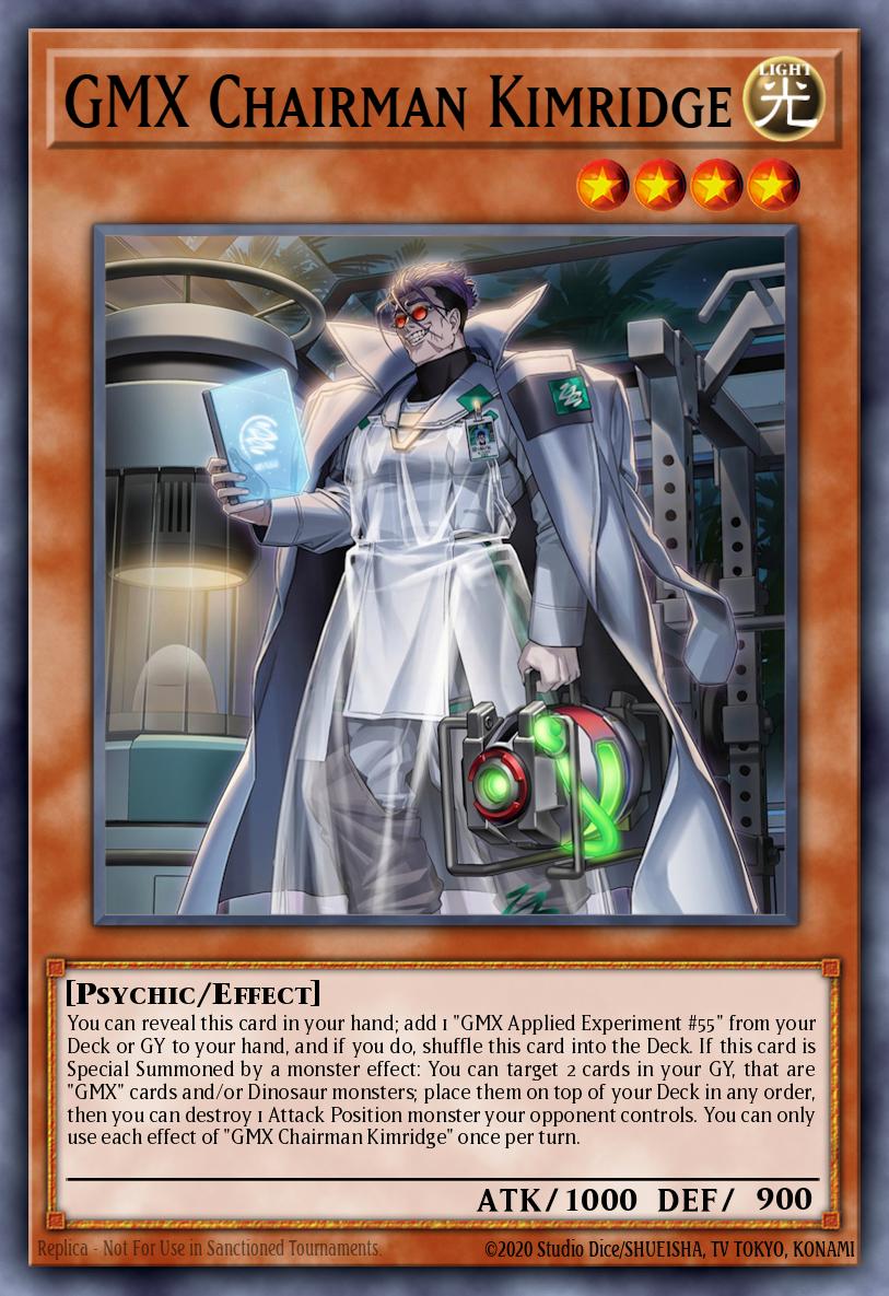 GMX Chairman Kimridge Yu-Gi-Oh card