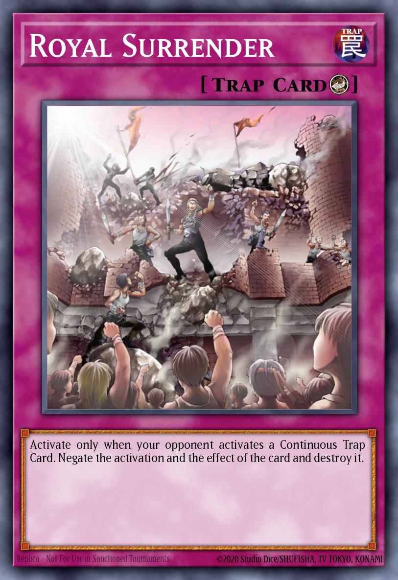 Royal Surrender Yu-Gi-Oh card