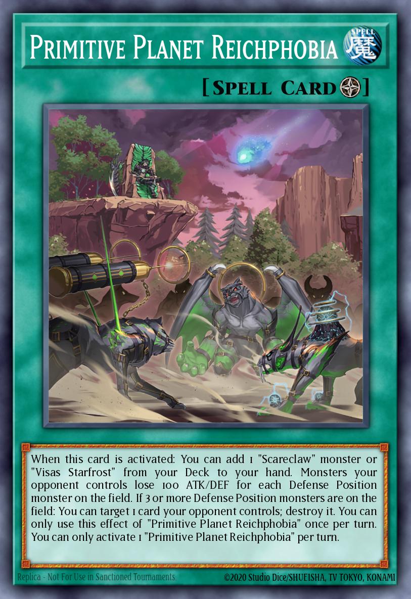 Primitive Planet Reichphobia Yu-Gi-Oh card