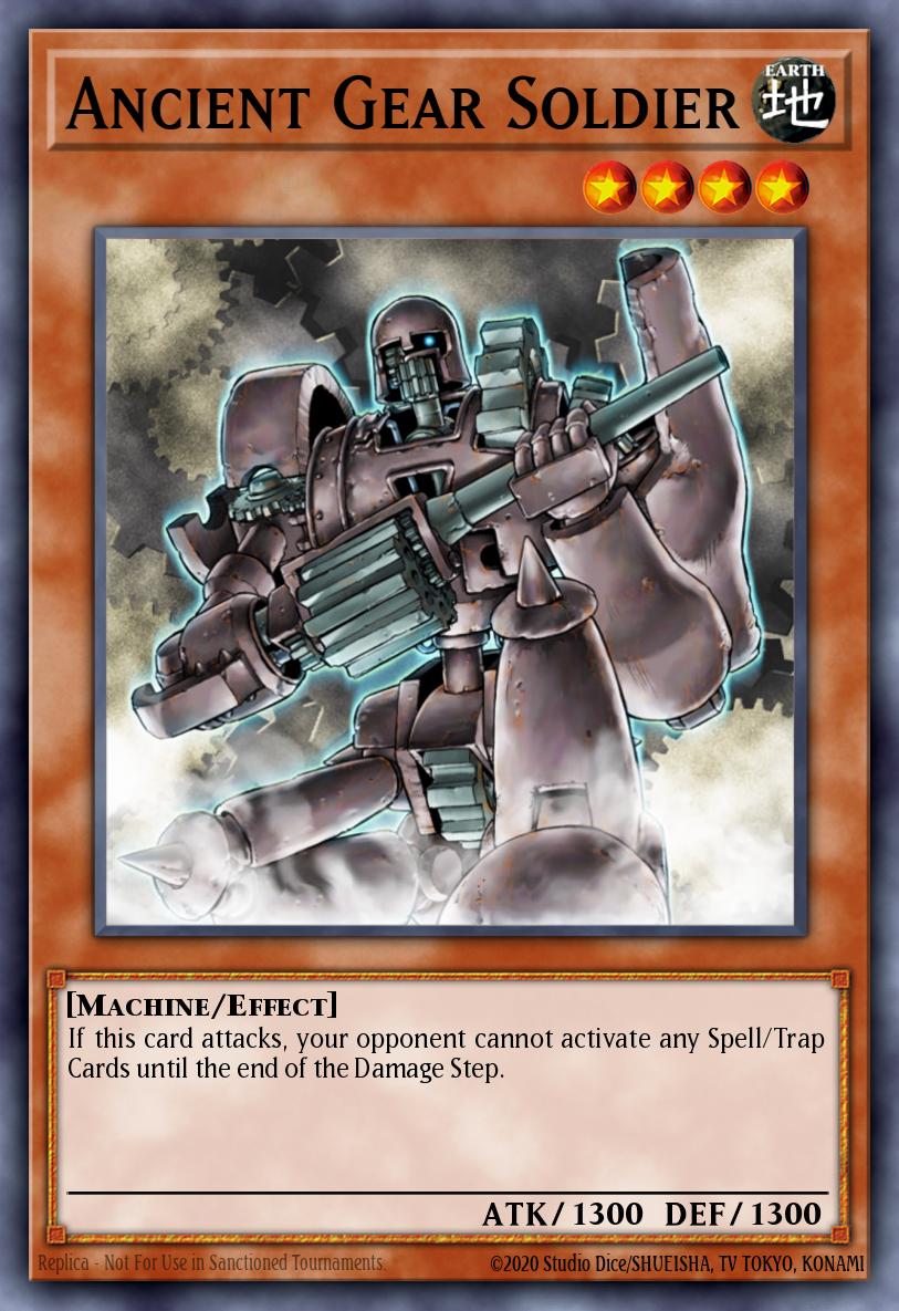Ancient Gear Soldier Yu-Gi-Oh card
