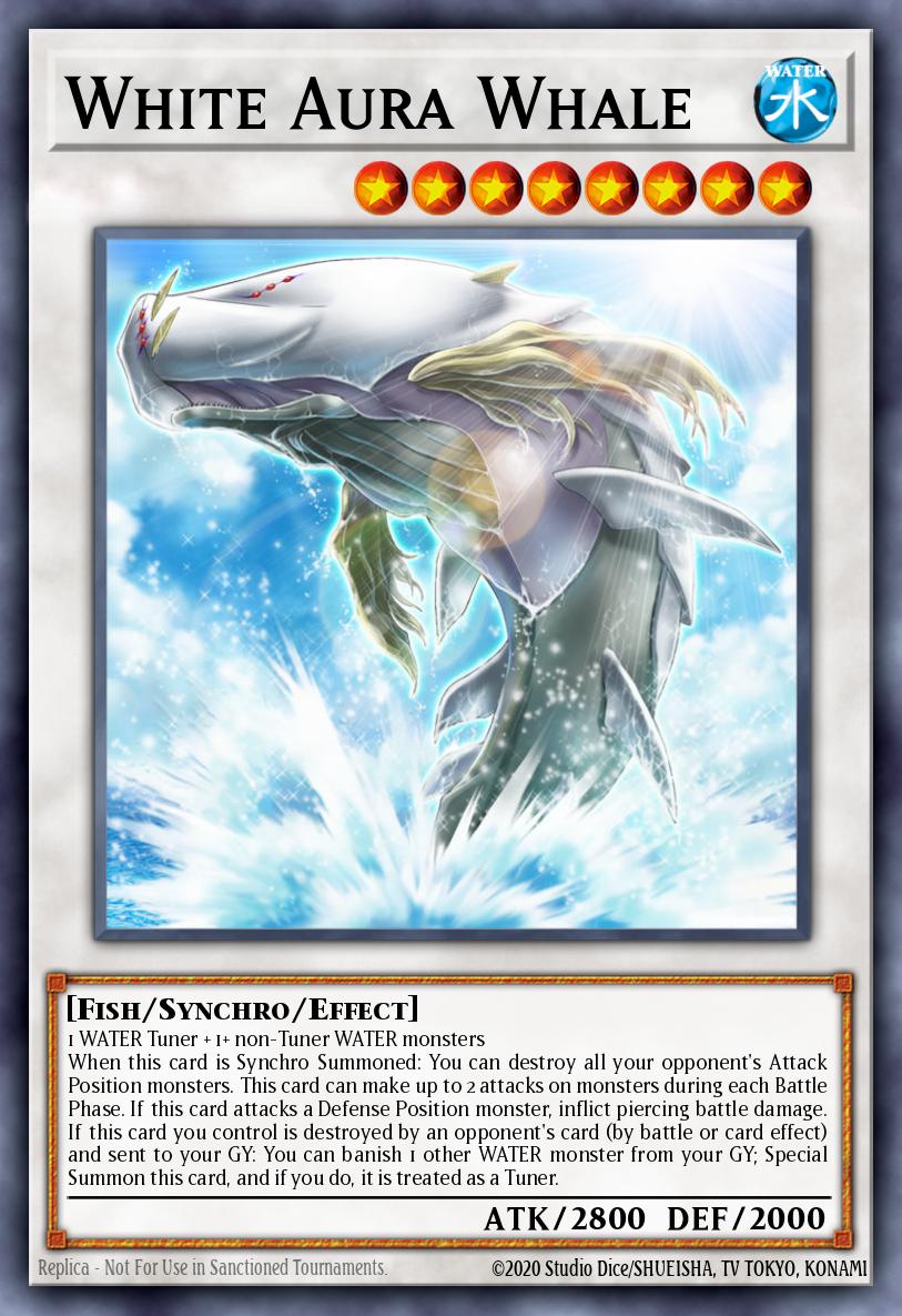 White Aura Whale Yu-Gi-Oh card