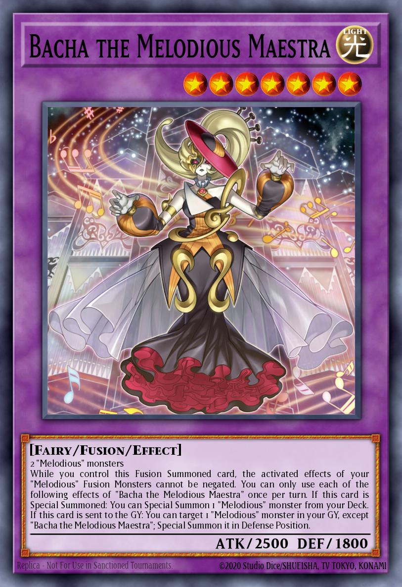 Bacha the Melodious Maestra Yu-Gi-Oh card