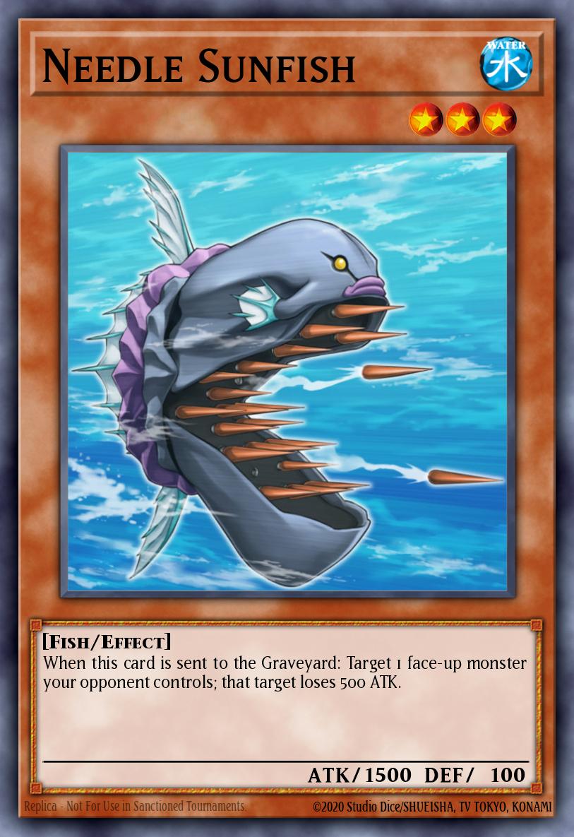 Needle Sunfish Yu-Gi-Oh card