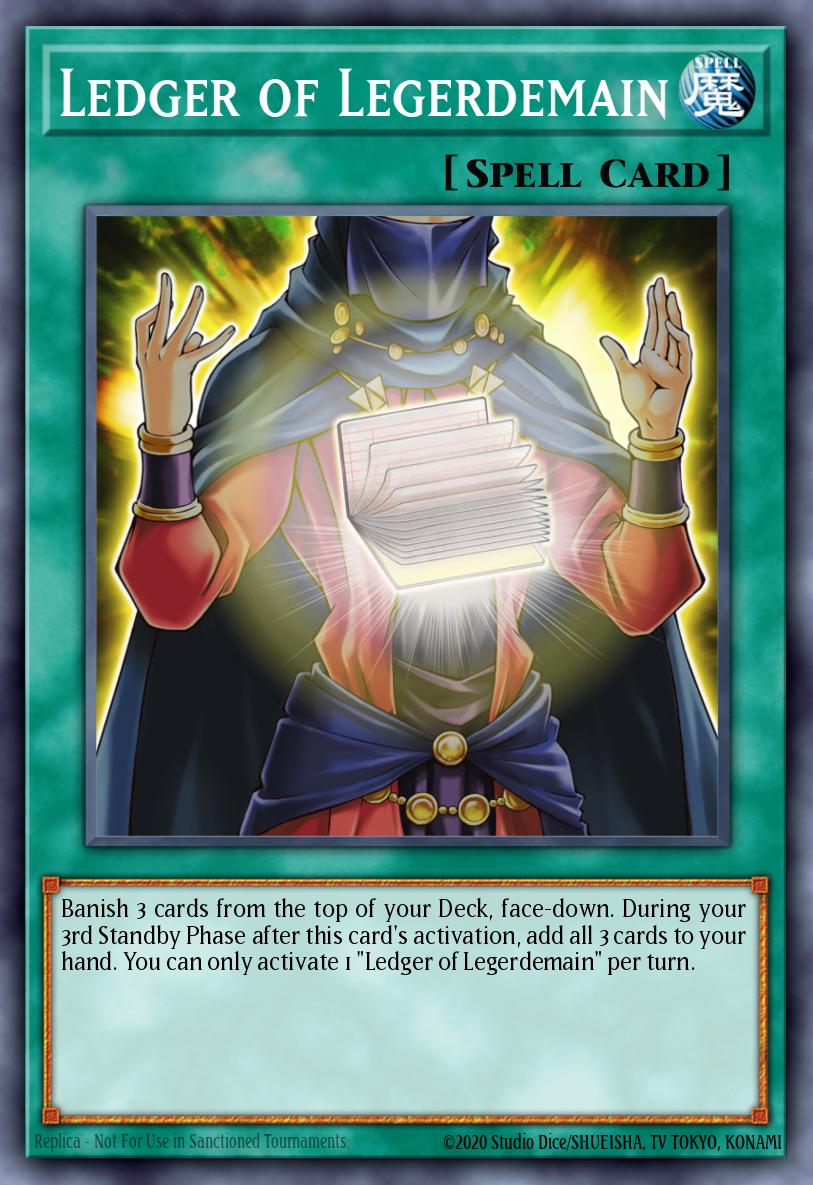 Ledger of Legerdemain Yu-Gi-Oh card
