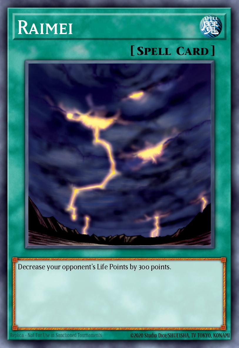 Raimei Yu-Gi-Oh card