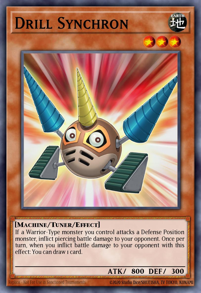 Drill Synchron Yu-Gi-Oh card