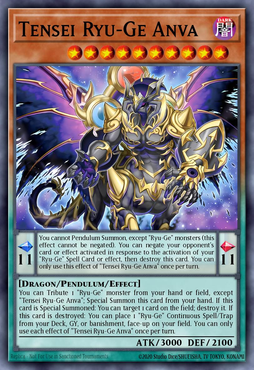 Tensei Ryu-Ge Anva Yu-Gi-Oh card
