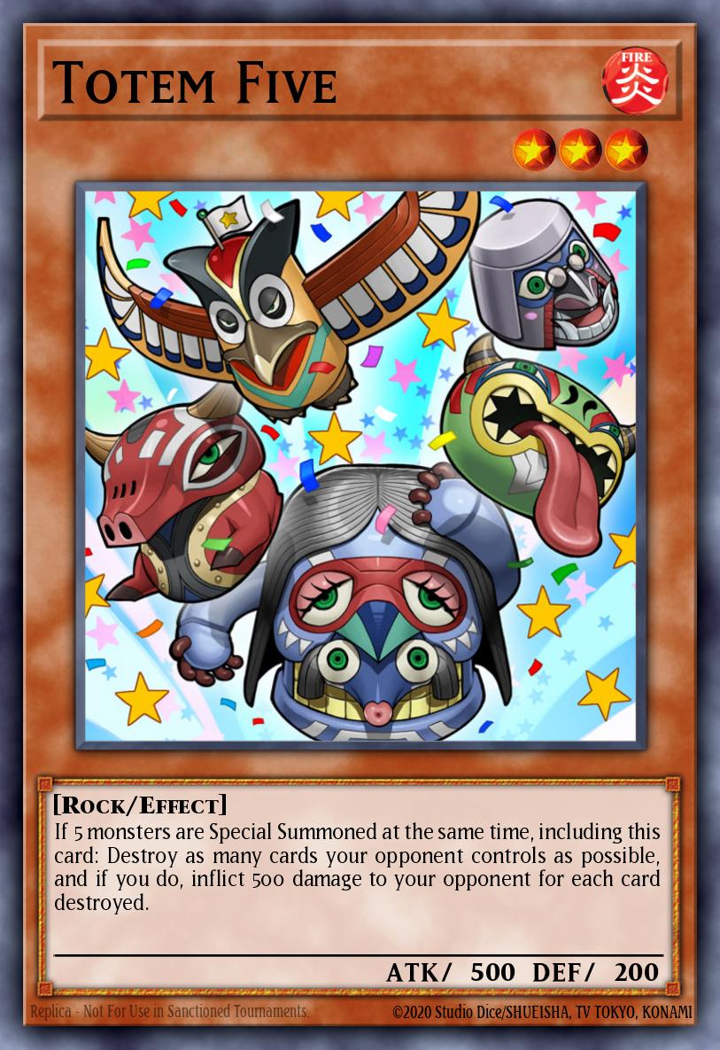 Totem Five Yu-Gi-Oh card