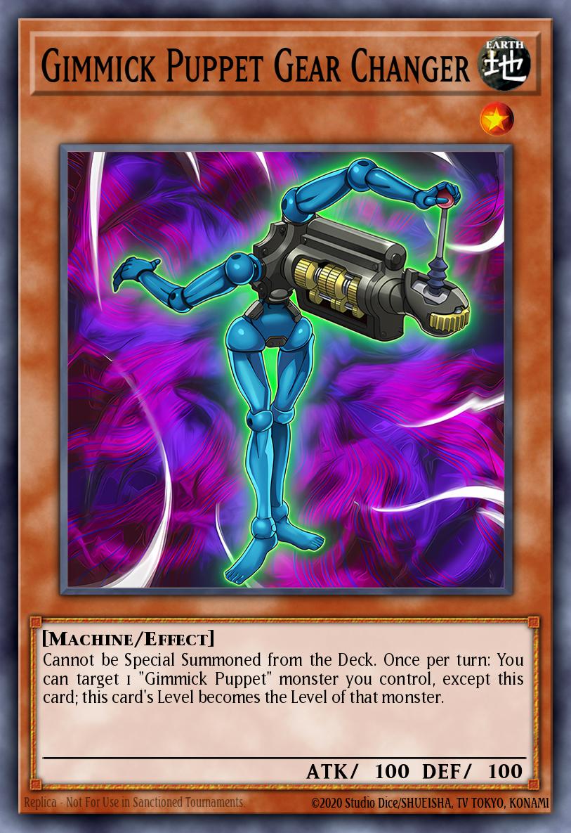 Gimmick Puppet Gear Changer Yu-Gi-Oh card