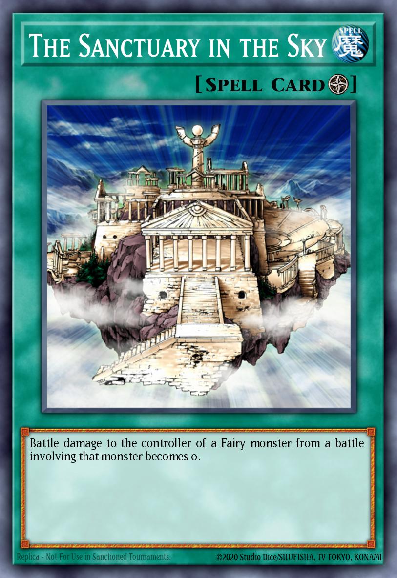 The Sanctuary in the Sky Yu-Gi-Oh card