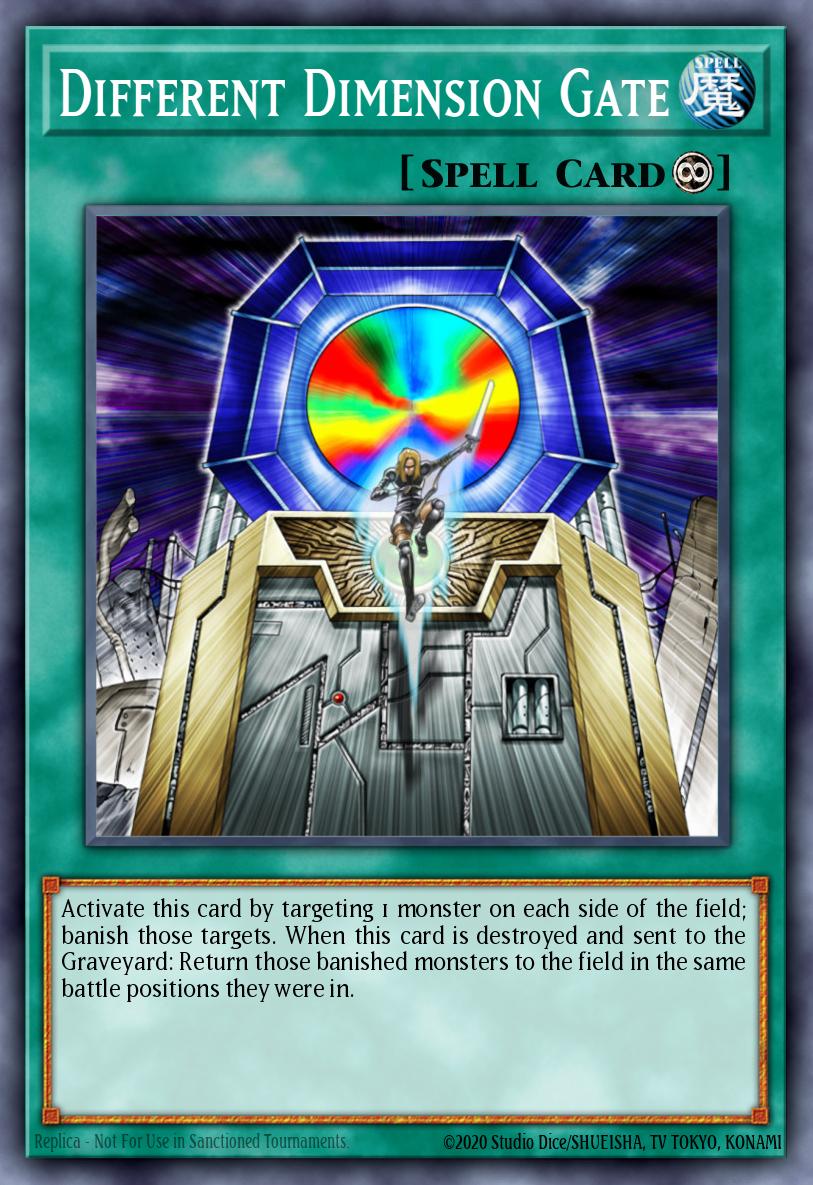 Different Dimension Gate Yu-Gi-Oh card