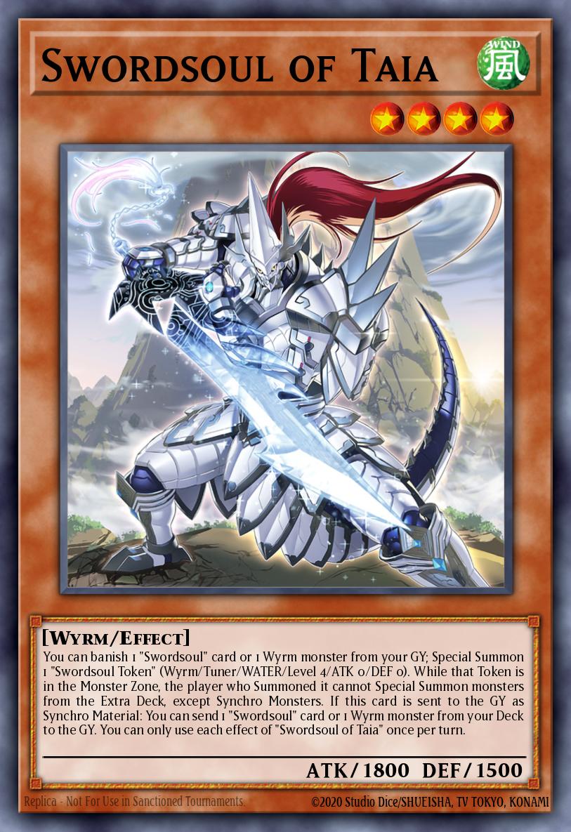 Swordsoul of Taia Yu-Gi-Oh card