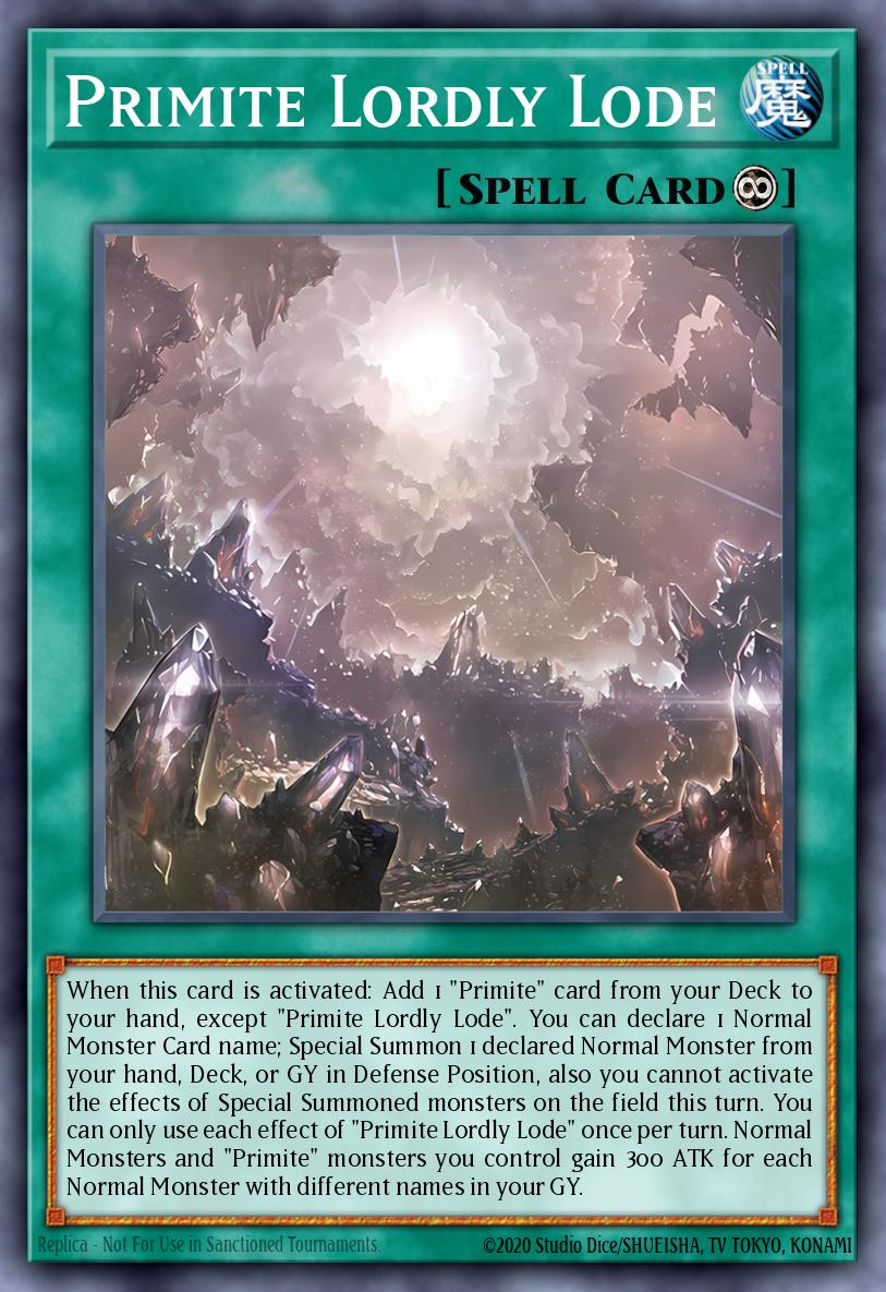 Primite Lordly Lode Yu-Gi-Oh card