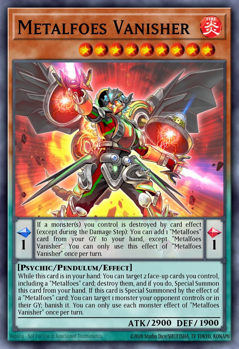 Metalfoes Vanisher Yu-Gi-Oh card