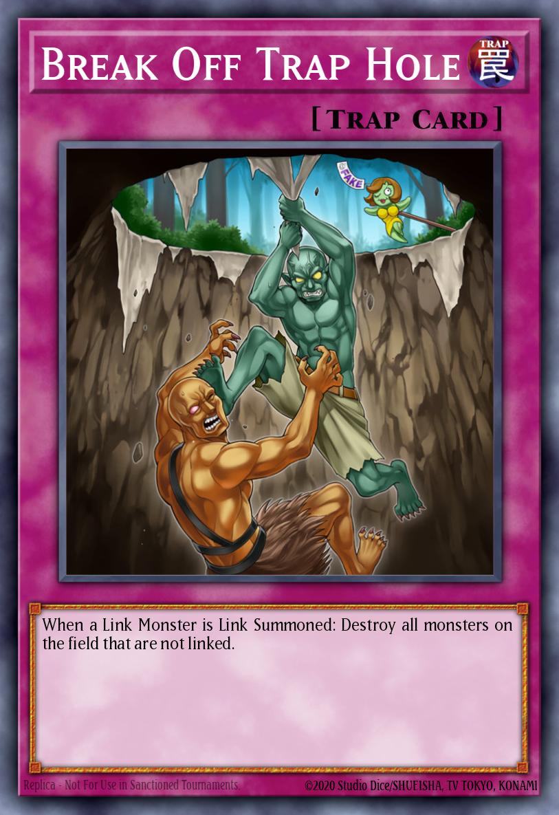Break Off Trap Hole Yu-Gi-Oh card
