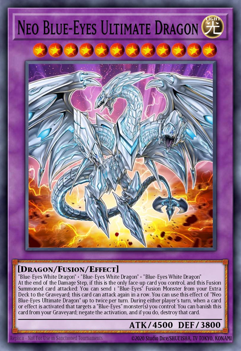 Neo Blue-Eyes Ultimate Dragon Yu-Gi-Oh card