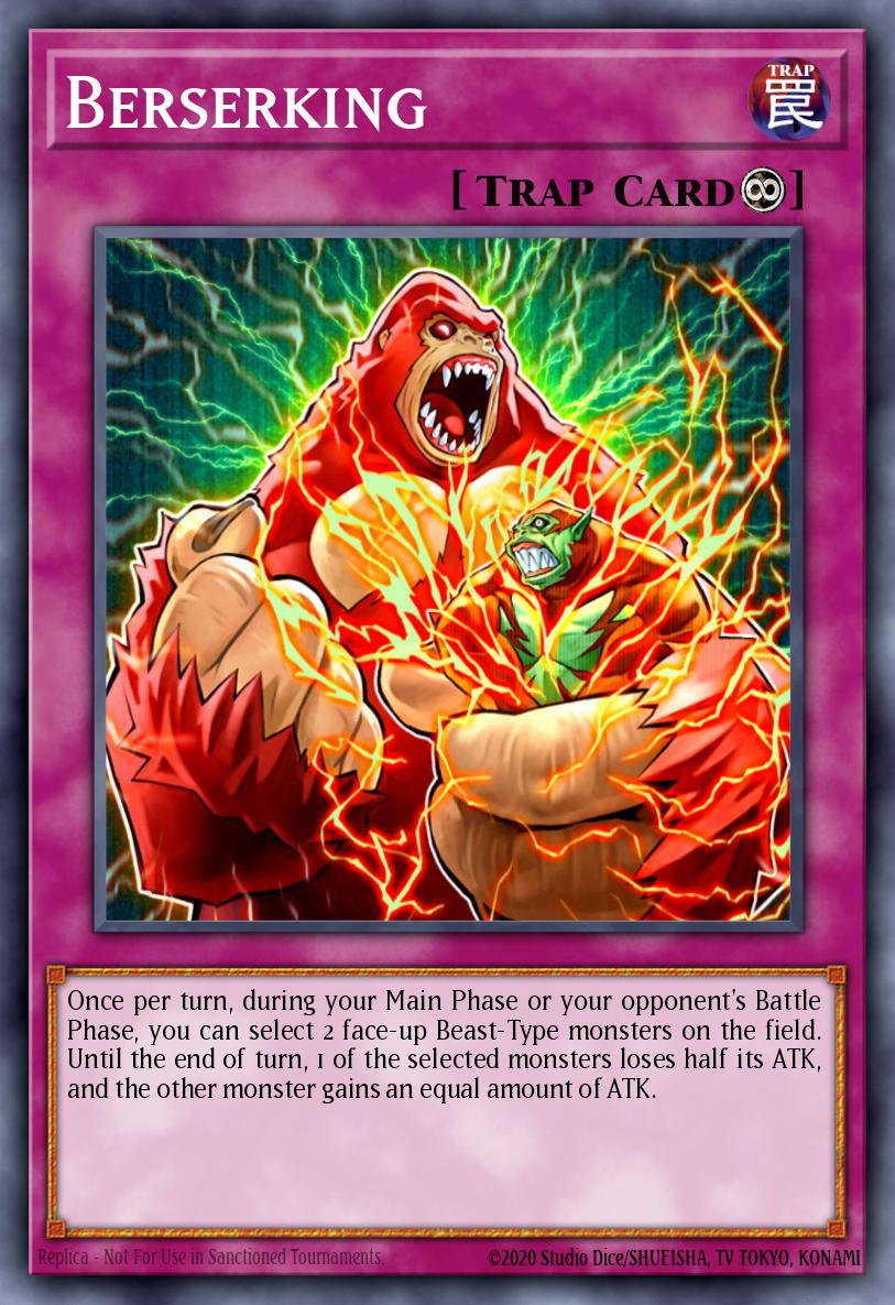 Berserking Yu-Gi-Oh card