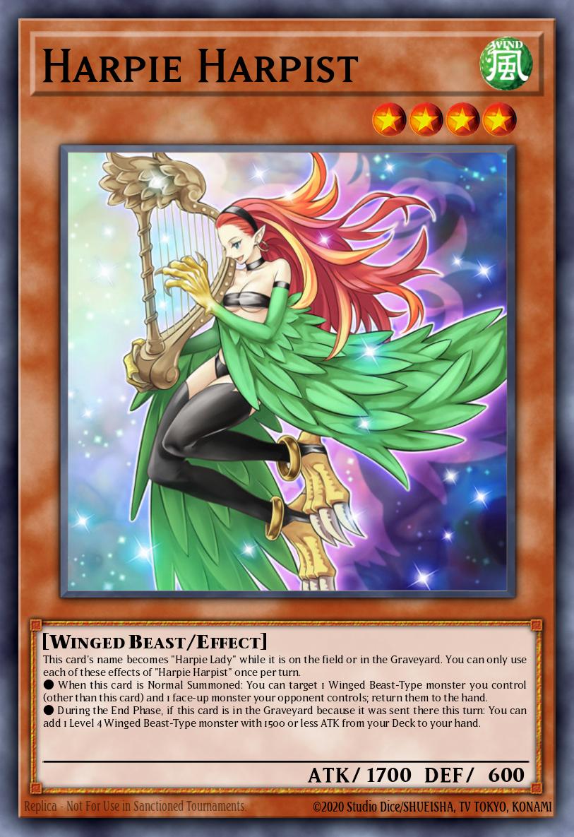 Harpie Harpist Yu-Gi-Oh card