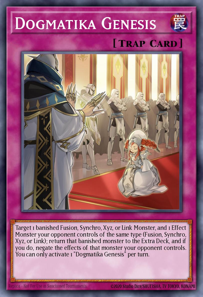Dogmatika Genesis Yu-Gi-Oh card