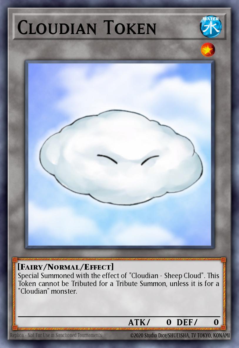 Cloudian Token Yu-Gi-Oh card