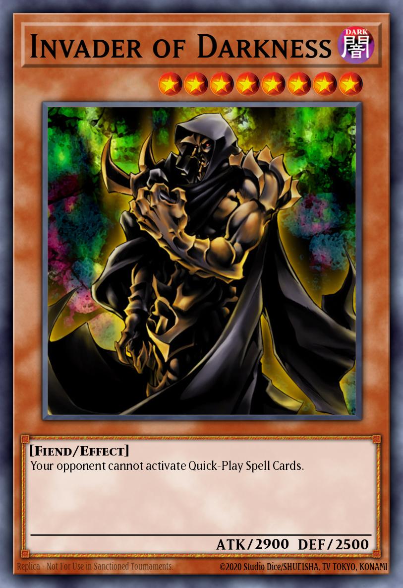 Invader of Darkness Yu-Gi-Oh card