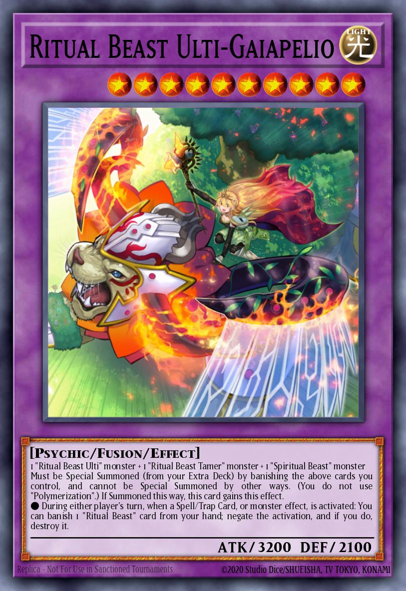 Ritual Beast Ulti-Gaiapelio Yu-Gi-Oh card