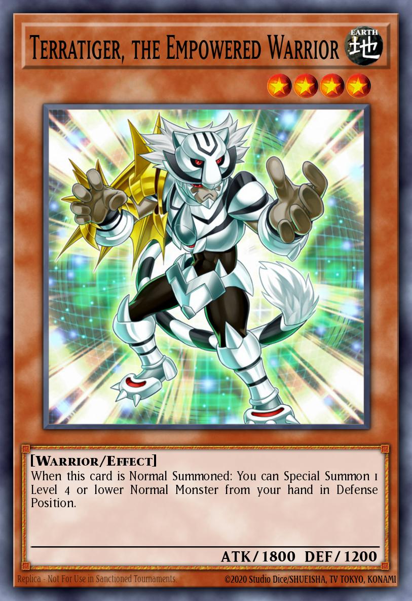 Terratiger, the Empowered Warrior Yu-Gi-Oh card