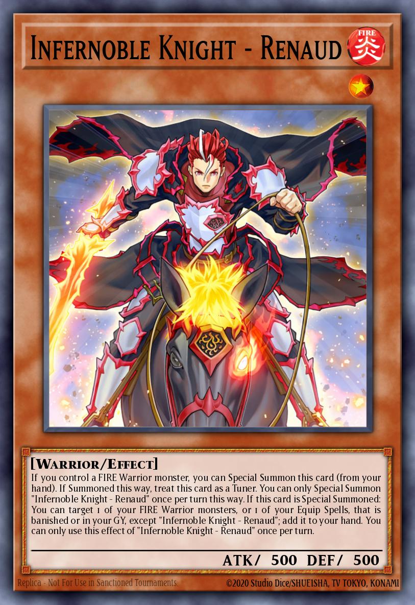 Infernoble Knight - Renaud Yu-Gi-Oh card