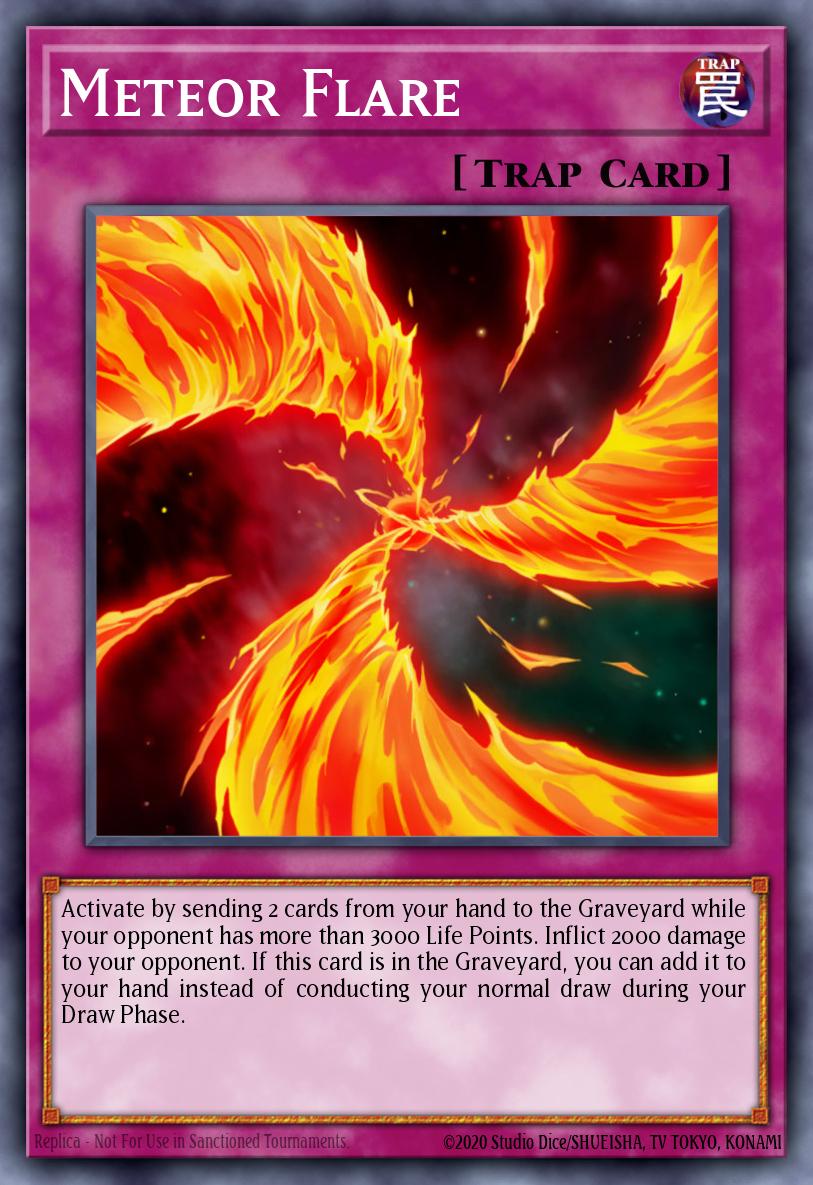 Meteor Flare Yu-Gi-Oh card