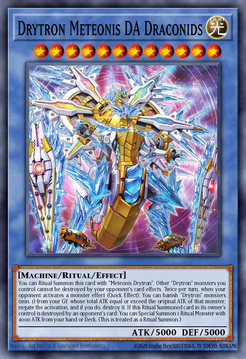 Drytron Meteonis DA Draconids Yu-Gi-Oh card